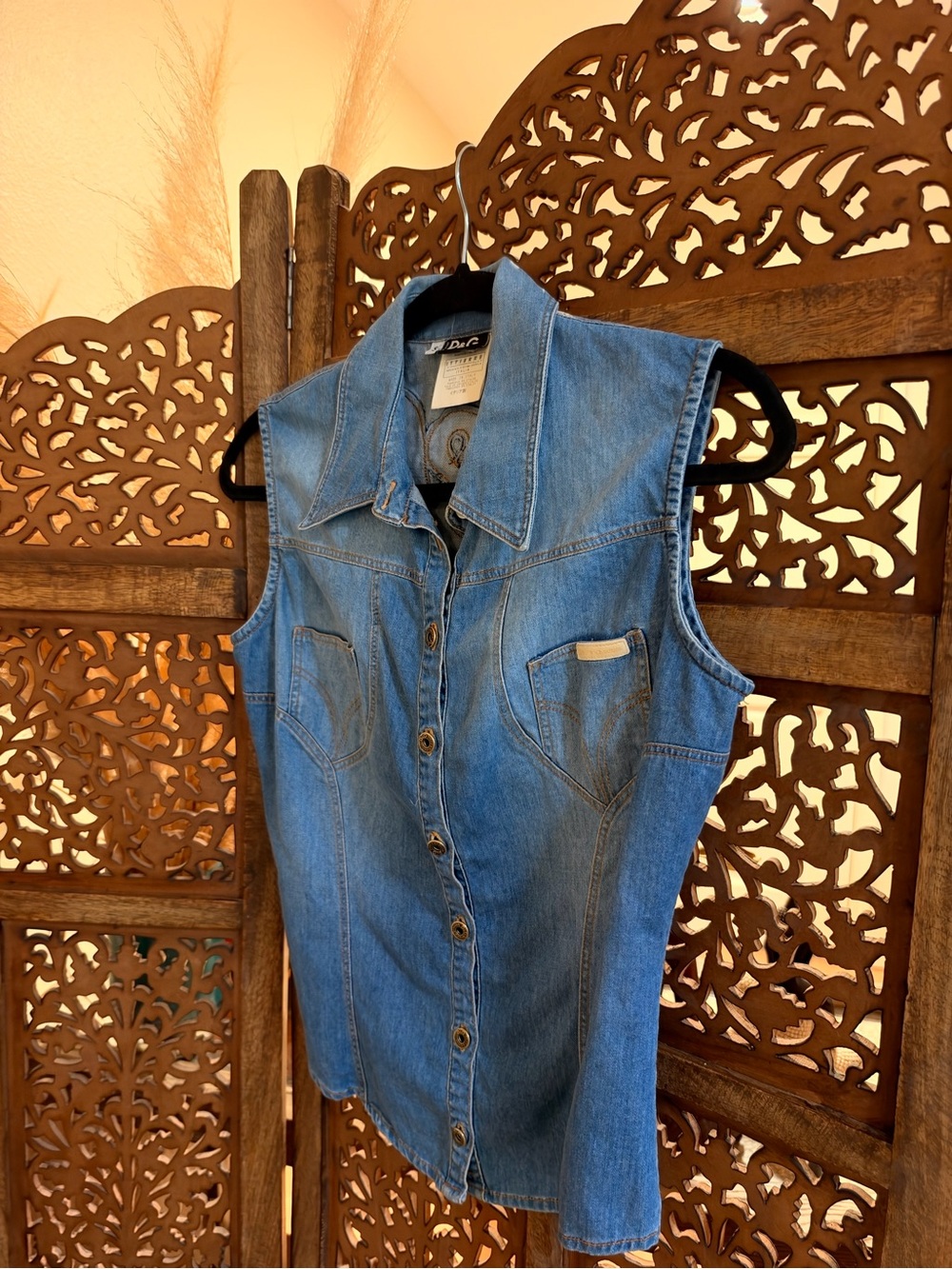 Dolce & Gabanna Denim Vintage Top - Picture 7 of 8